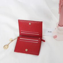 將圖片載入圖庫檢視器 D.LAB Minette 紅色牛皮小皮夾