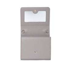 將圖片載入圖庫檢視器 D.LAB Teen Lip 灰褐色鍊條迷你方包