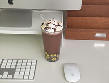 將圖片載入圖庫檢視器 SECOND MORNING Q彈珍奶玻璃杯 2款