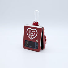 將圖片載入圖庫檢視器 SECOND UNIQUE NAME 絨毛指套紅絲絨熊手機殼 (Z FLIP)