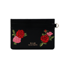 將圖片載入圖庫檢視器 D.LAB 六月生日花刺繡卡夾