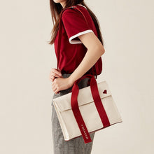 將圖片載入圖庫檢視器 MARHEN.J Roy Mini 心型刺繡帆布包