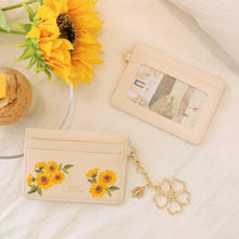 將圖片載入圖庫檢視器 D.LAB 七月生日花刺繡卡夾