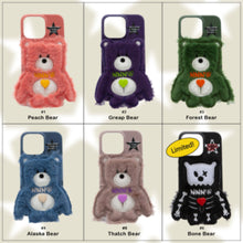 將圖片載入圖庫檢視器 SECOND UNIQUE NAME 拿鐵棕絨毛熊熊手機殼