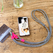 將圖片載入圖庫檢視器 MCRN 手機夾片+編繩長背帶黑白芭比 組合