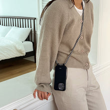 將圖片載入圖庫檢視器 ARNO M2 可拆式 深藍編繩背帶手機殼