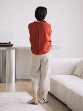 將圖片載入圖庫檢視器 DOLSILNAI 側邊修飾米白色七分褲