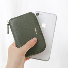 將圖片載入圖庫檢視器 D.LAB Viva 綠色牛皮皮夾