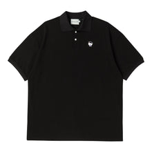 將圖片載入圖庫檢視器 BEYOND CLOSET 經典刺繡黑色純棉短袖POLO衫