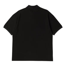 將圖片載入圖庫檢視器 BEYOND CLOSET 經典刺繡黑色純棉短袖POLO衫