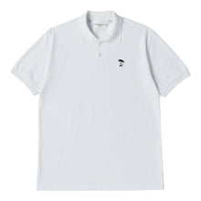 將圖片載入圖庫檢視器 BEYOND CLOSET 經典刺繡白色純棉短袖POLO衫