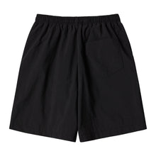 將圖片載入圖庫檢視器 BEYOND CLOSET 經典刺繡黑色尼龍短褲