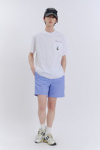 將圖片載入圖庫檢視器 BEYOND CLOSET 經典刺繡淡紫色尼龍短褲