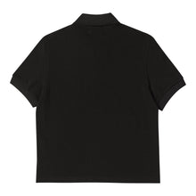 將圖片載入圖庫檢視器 BEYOND CLOSET 經典刺繡黑色純棉短版POLO衫