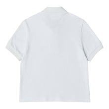 將圖片載入圖庫檢視器 BEYOND CLOSET 經典刺繡白色純棉短版POLO衫