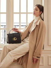 將圖片載入圖庫檢視器 LOEKA Classic Satchel 黑色手提包