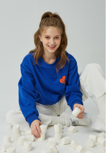 將圖片載入圖庫檢視器 GRIMPER 藍色害羞愛心大學T