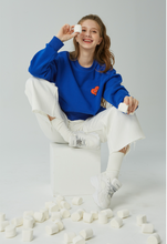 將圖片載入圖庫檢視器 GRIMPER 藍色害羞愛心大學T