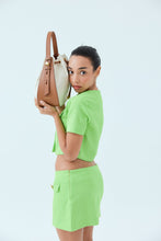 將圖片載入圖庫檢視器 LOEKA New Navid 兩用帆布牛皮束口棕色水桶包