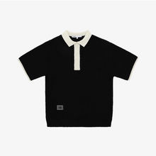將圖片載入圖庫檢視器 CITYBREEZE 黑白拼接短袖POLO衫