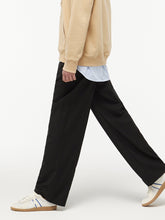 將圖片載入圖庫檢視器 CITYBREEZE 經典黑色寬版休閒褲