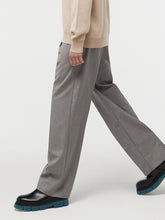 將圖片載入圖庫檢視器 CITYBREEZE 經典灰色寬版休閒褲