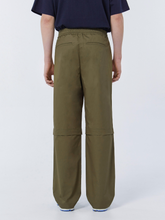 將圖片載入圖庫檢視器 CITYBREEZE 橄欖綠開膝設計寬褲