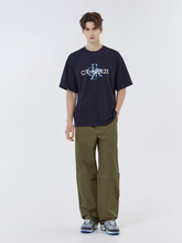 將圖片載入圖庫檢視器 CITYBREEZE 橄欖綠開膝設計寬褲