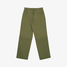 將圖片載入圖庫檢視器 CITYBREEZE 橄欖綠開膝設計寬褲