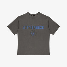將圖片載入圖庫檢視器 CITYBREEZE Logo塗鴉印花灰色短袖上衣