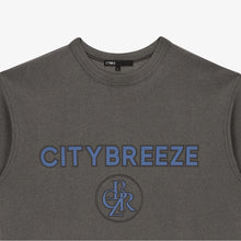 將圖片載入圖庫檢視器 CITYBREEZE Logo塗鴉印花灰色短袖上衣