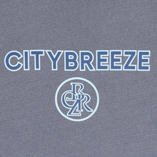 將圖片載入圖庫檢視器 CITYBREEZE Logo塗鴉印花藍色短袖上衣