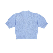 將圖片載入圖庫檢視器 CITYBREEZE 泡泡袖水藍色開襟針織衫 (IZ*ONE金珉周同款)