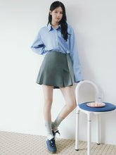 將圖片載入圖庫檢視器 CITYBREEZE 防皺經典藍色長袖襯衫