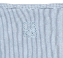 將圖片載入圖庫檢視器 CITYBREEZE Logo刺繡藍色短版細肩帶上衣 (NewJeans Hanni同款)