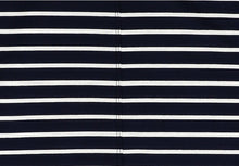 將圖片載入圖庫檢視器 CITYBREEZE 泡泡袖條紋海軍藍短袖上衣 (IZ*ONE金珉周同款)