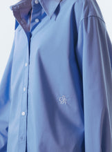 將圖片載入圖庫檢視器 CITYBREEZE 防皺經典藍色長袖襯衫