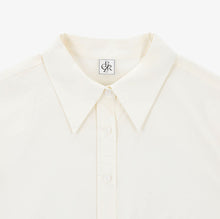 將圖片載入圖庫檢視器 CITYBREEZE 防皺經典奶油白色長袖襯衫