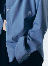 將圖片載入圖庫檢視器 CITYBREEZE 防皺經典牛仔藍長袖襯衫