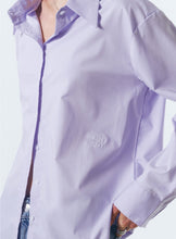 將圖片載入圖庫檢視器 CITYBREEZE 防皺經典淡紫色長袖襯衫