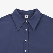 將圖片載入圖庫檢視器 CITYBREEZE 防皺經典海軍藍長袖襯衫