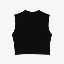 將圖片載入圖庫檢視器 CITYBREEZE Logo短版黑色無袖上衣