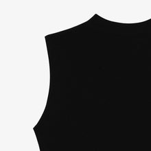 將圖片載入圖庫檢視器 CITYBREEZE Logo短版黑色無袖上衣