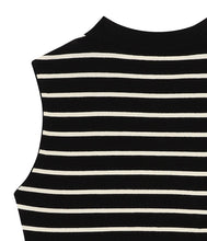 將圖片載入圖庫檢視器 CITYBREEZE Logo短版黑底白紋無袖上衣 (IZ*ONE金珉周同款)