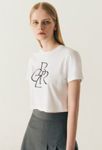 將圖片載入圖庫檢視器 CITYBREEZE 白色短版LogoT恤 ((G)IDLE曹薇娟同款)