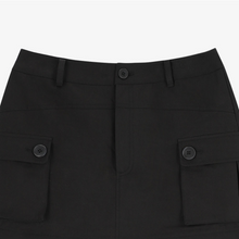將圖片載入圖庫檢視器 CITYBREEZE 純棉黑色迷你短裙 (aespa Karina同款)