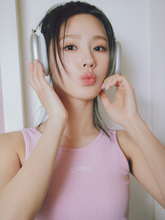 將圖片載入圖庫檢視器 CITYBREEZE Logo刺繡粉色螺紋無袖上衣 ((G)IDLE曹薇娟同款)