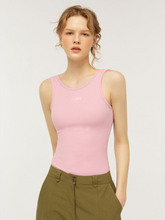 將圖片載入圖庫檢視器 CITYBREEZE Logo刺繡粉色螺紋無袖上衣 ((G)IDLE曹薇娟同款)