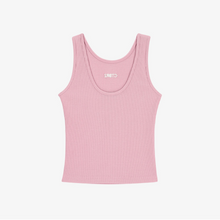 將圖片載入圖庫檢視器 CITYBREEZE Logo刺繡粉色螺紋無袖上衣 ((G)IDLE曹薇娟同款)