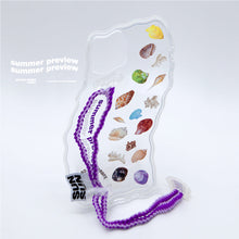 將圖片載入圖庫檢視器 SECOND UNIQUE NAME 夏日紫彈力指套手機殼